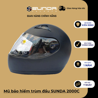 Mũ bảo hiểm trùm đầu SUNDA 2000C nhiều màu