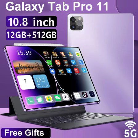 2023 Máy tính bảng Galaxy Pro11 mới 16GB + 512GB 10,8 inch Máy tính bảng vẽ cho trẻ em được bán với giá thấp