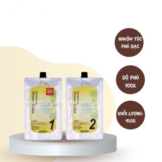Thuốc nhuộm tóc phủ bạc Mugens Sansuhwa Color Hàn Quốc 410mlx2