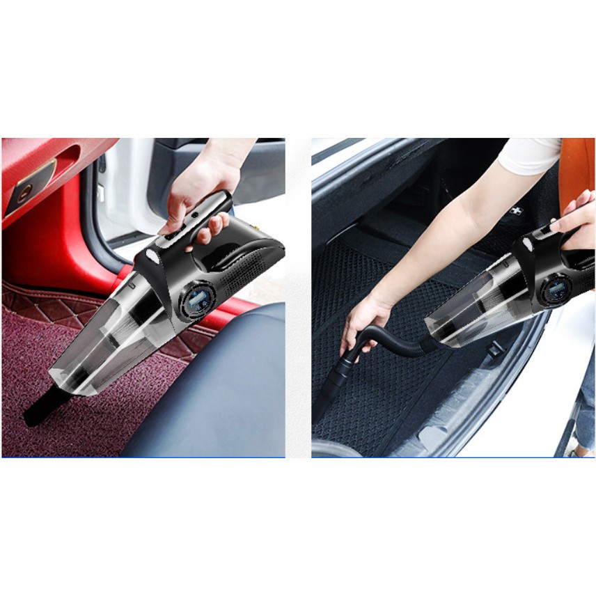 Máy hút bụi cầm tay dùng trên ô tô - Loại tích điện và cắm tẩu
