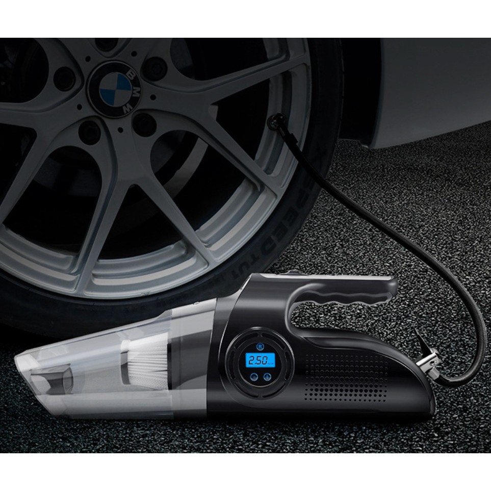 Máy hút bụi cầm tay dùng trên ô tô - Loại tích điện và cắm tẩu