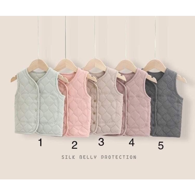 Áo gile Trần bông bé trai, bé gái