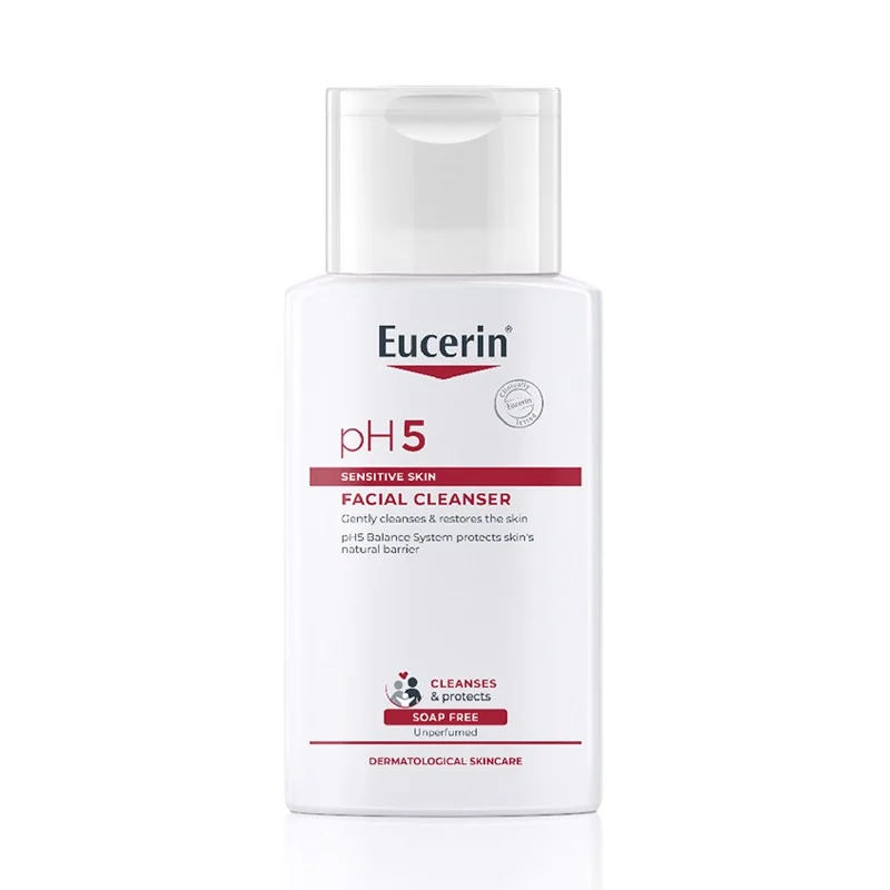 Sữa Rửa Mặt Eucerin Dịu Nhẹ Cho Da Nhạy Cảm pH5 Facial Cleanser Sensitive Skin 100ml