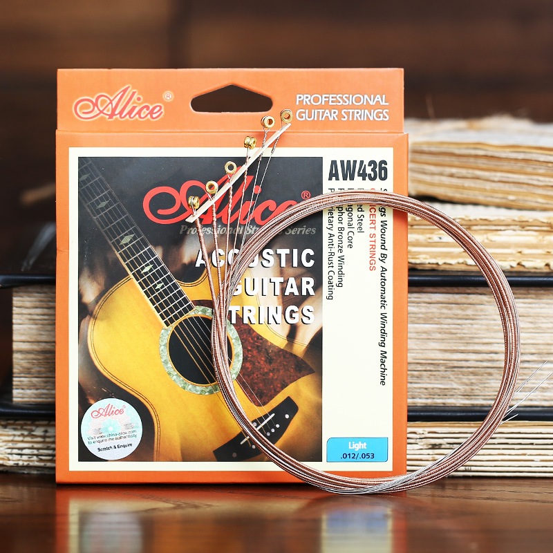 Dây Đàn Guitar Acoustic Alice AW436 Chính hãng