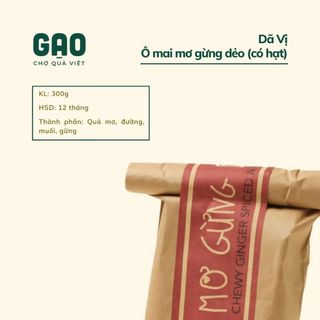Mơ gừng dẻo có hạt - Gói 300g