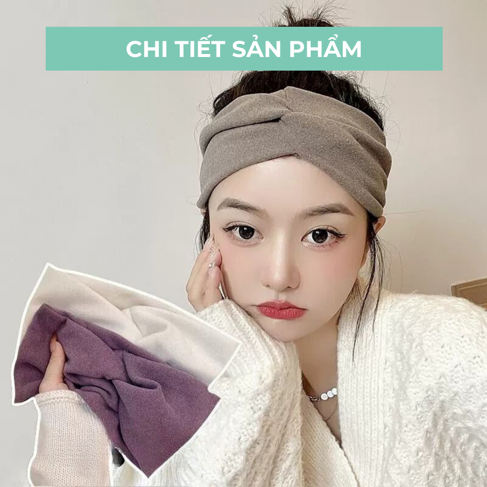 Băng Đô Cài Tóc BEBECHIC - Bờm Tóc Phong Cách Hàn Quốc