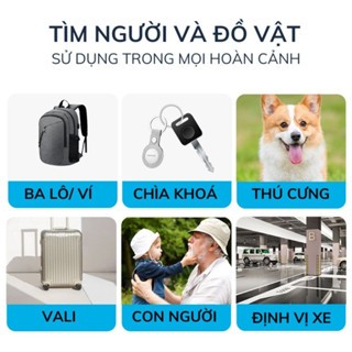 Thiết Bị Định Vị GPS Momax Pintag BR5  - Pin Dùng 1 năm - Không Giới Hạn Khoảng Cách - Bảo Hành 12TH