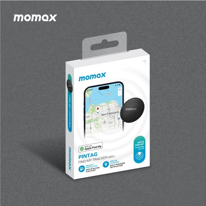 Thiết Bị Định Vị GPS Momax Pintag BR5  - Pin Dùng 1 năm - Không Giới Hạn Khoảng Cách - Bảo Hành 12TH