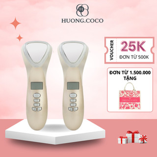 Máy massage điện di tinh chất nóng lạnh Glam:On Hàn quốc
