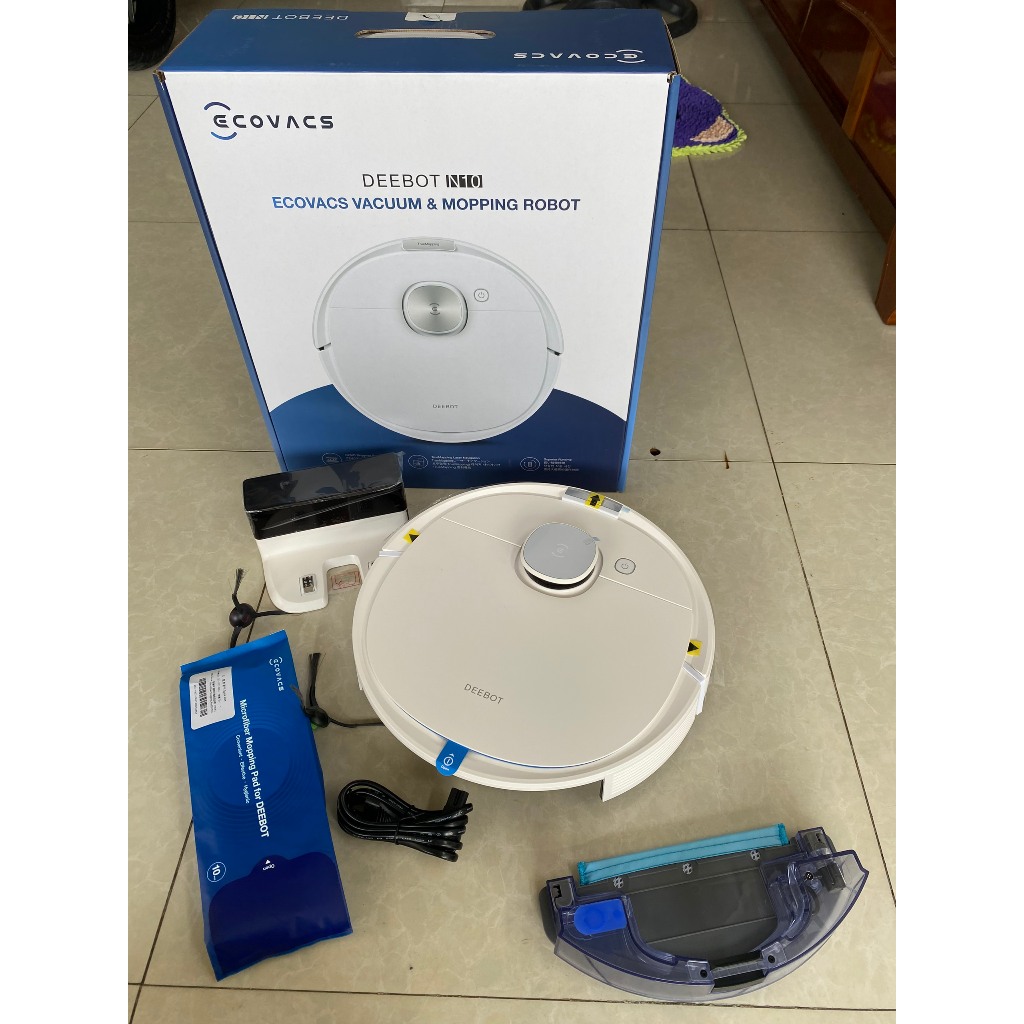 Robot hút bụi - lau nhà thông minh Ecovacs Deebot NEO/N10  - Bản Quốc Tế - Hàng Chính Hãng_Bảo hành 24 tháng