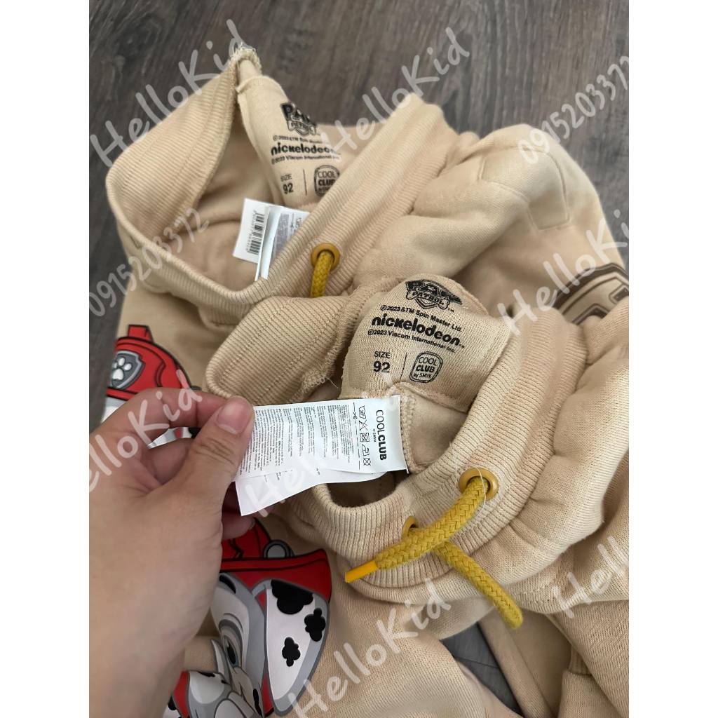 Quần nỉ paw cứu hộ nude cho bé