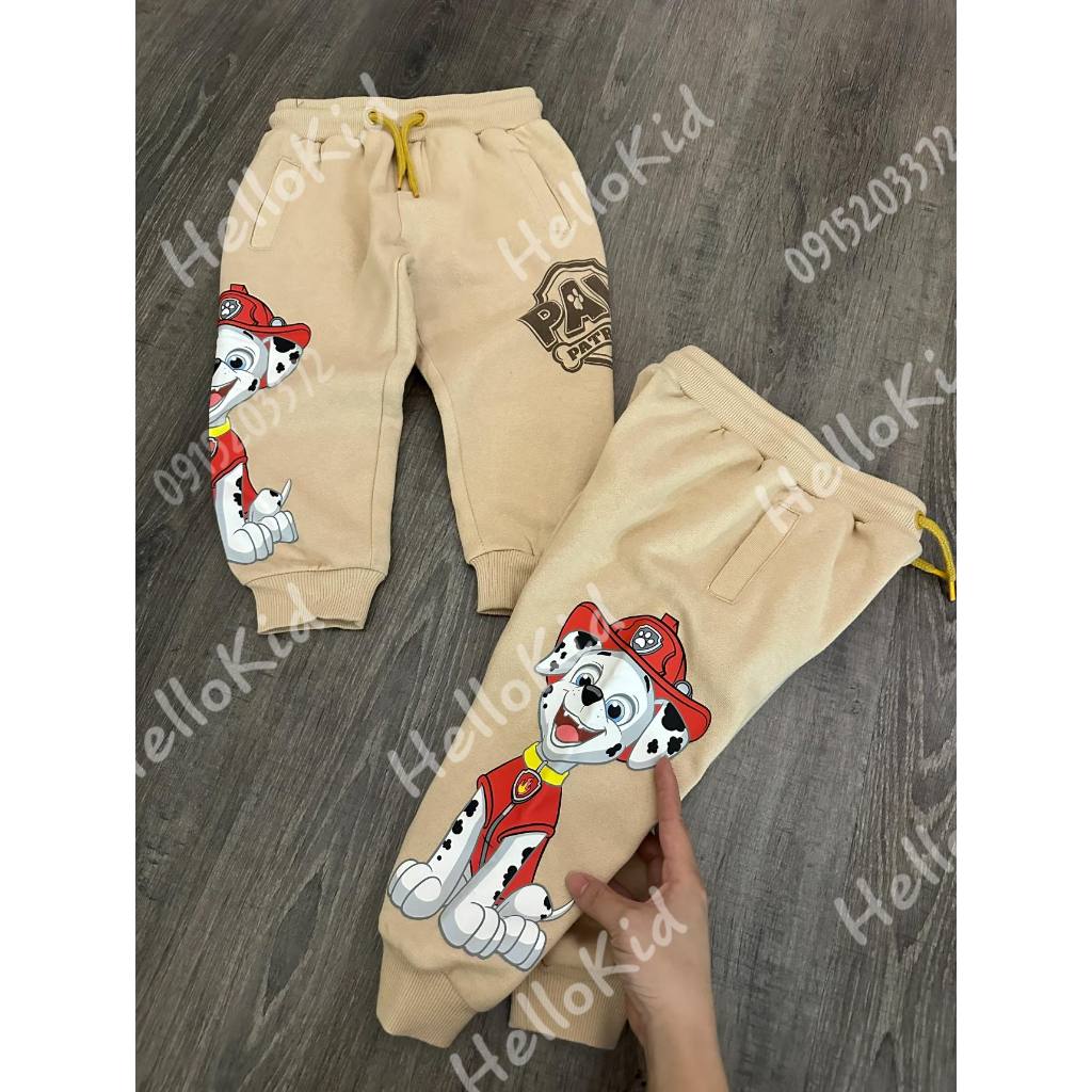 Quần nỉ paw cứu hộ nude cho bé
