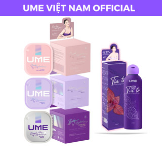 Combo bộ dưỡng da 3 bước body trắng da Ngọc Trinh, ddvs tía tô Ume [Kèm quà] Việt Nam Official