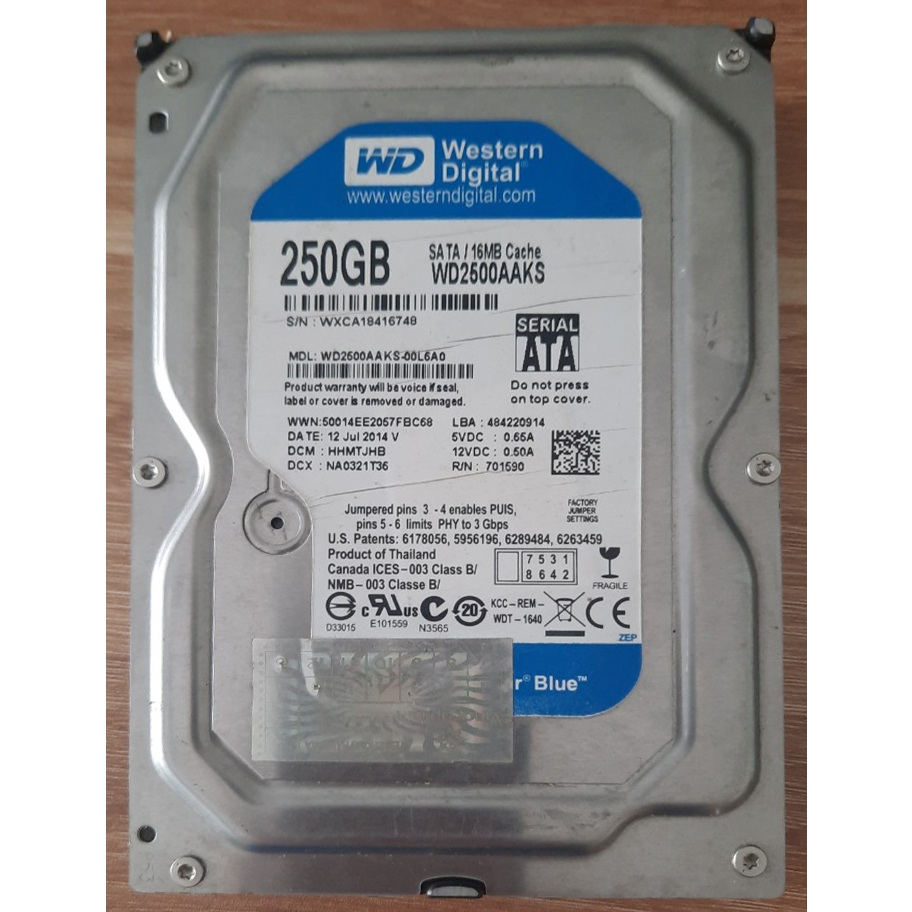 Ổ cứng HDD 250gb
