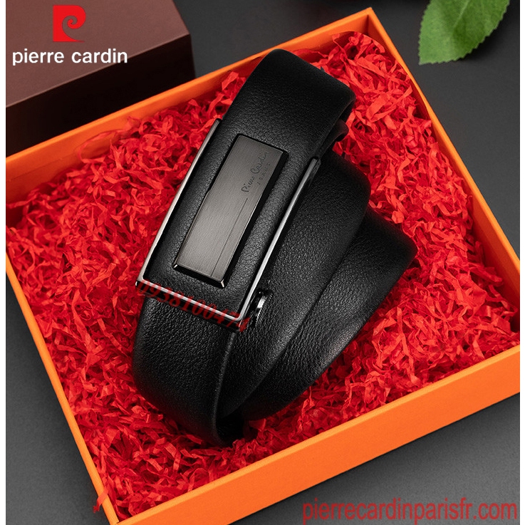 Dây nịt Pierre Cardin chính hãng da bò thật khóa chốt tự động PCJ1127
