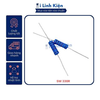Điện trở vạch 5W 330R 1% chân đồng chất lượng cao