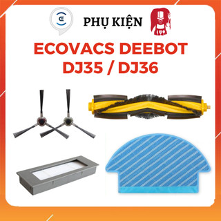 Phụ kiện robot Ecovacs Deebot DJ35 / DJ36 _ Phụ kiện thay thế robot hút bụi Ecovacs