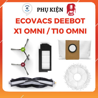 Phụ kiện robot ecovacs deebot x1 omni / t10 omni _ phụ kiện thay thế robot hút bụi ecovacs