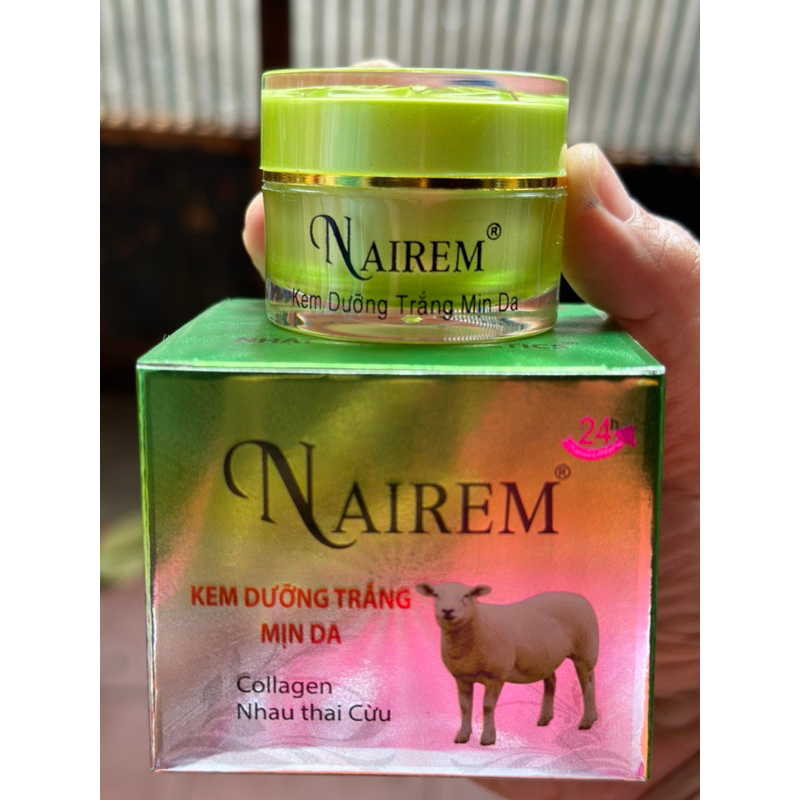 Kem dưỡng trắng mịn da Nairem Collagen 8g và 13g