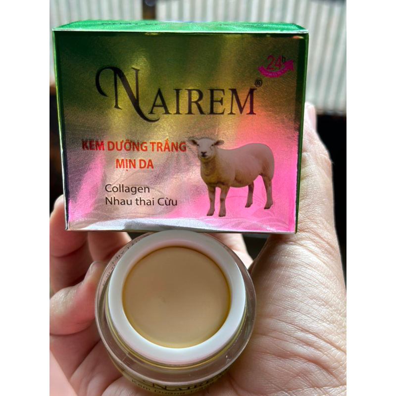 Kem dưỡng trắng mịn da Nairem Collagen 8g và 13g