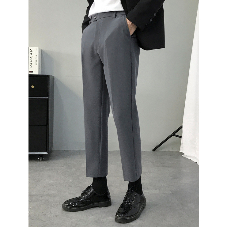 Quần Tây Nam - Quần Âu Nam cao cấp vải đẹp Zamen dáng ôm Hàn Quốc trẻ trung vải cotton co dãn nhẹ không phai màu