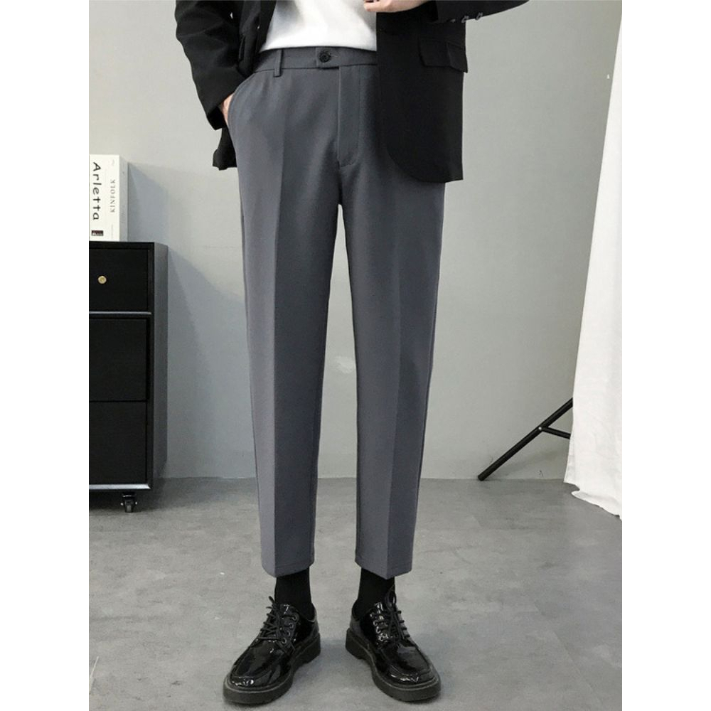 Quần Tây Nam - Quần Âu Nam cao cấp vải đẹp Zamen dáng ôm Hàn Quốc trẻ trung vải cotton co dãn nhẹ không phai màu