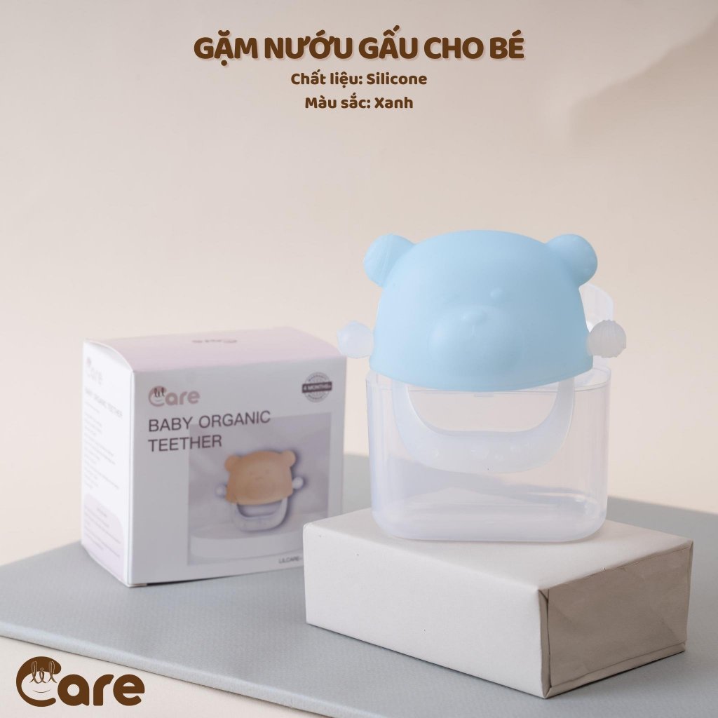 [ĐÃ KIỂM NGHIỆM] Đồ Chơi Gặm Nướu Silicon Organic Mềm, An Toàn Cho Bé LiLcare