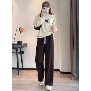 Quần suông nỉ tăm phối dây rút 17 decm, quần suông nỉ tăm phối dây rút kiểu dáng hàn quốc nhiều màu cho nữ