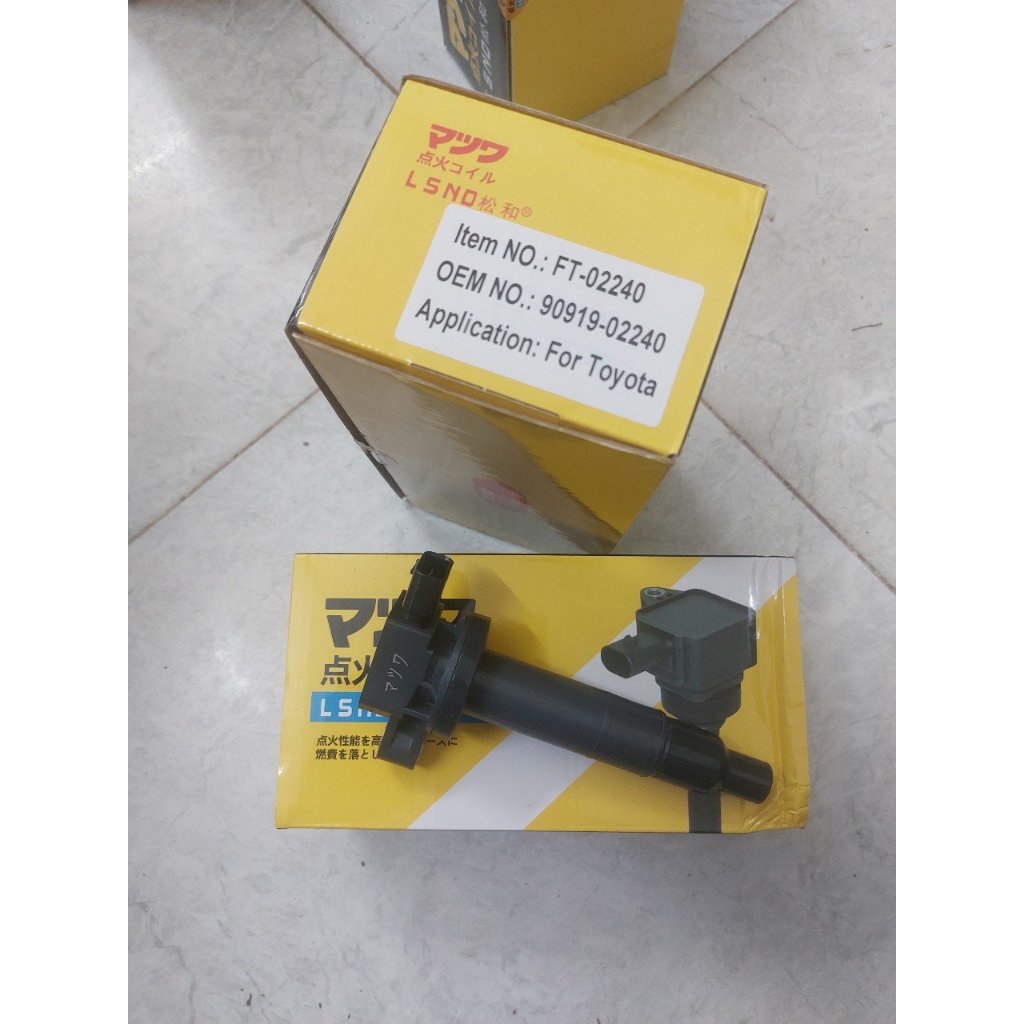 Mobin đánh lửa Matsuwa Nội địa Nhật Bản các loại xe: Camry, Fortuner, Vios,Altis, Hilux, Hiace, Wigo, Rav4, Morning, i10