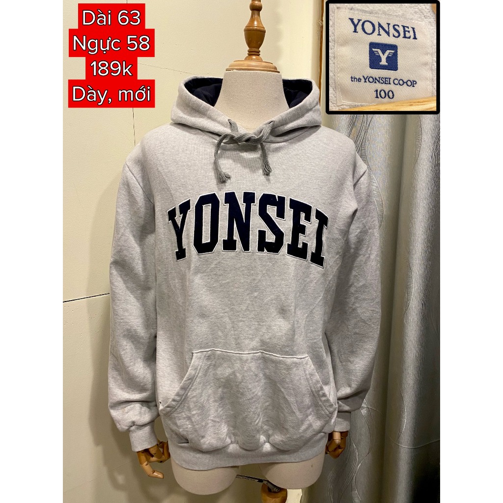 Hoodie 2hand loại 1 dày dặn cao cấp form unisex 100% cotton