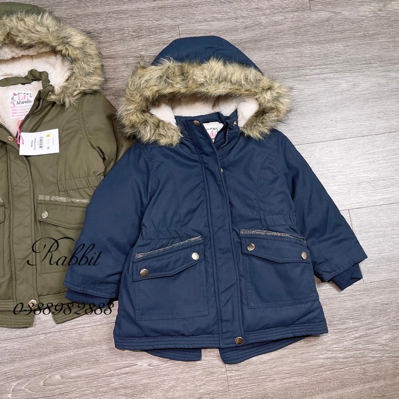 Áo parka lót lông Lili