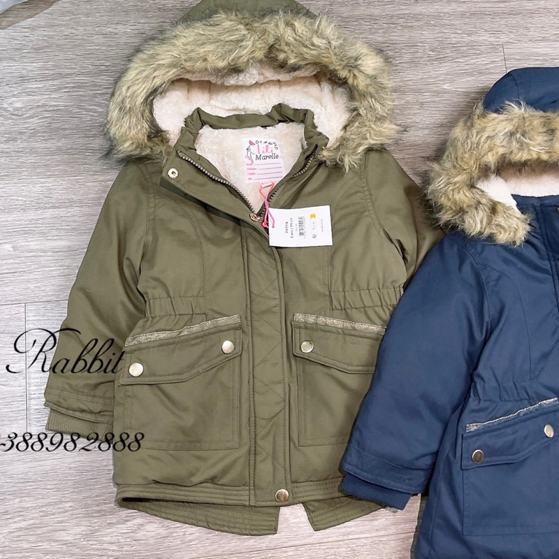 Áo parka lót lông Lili