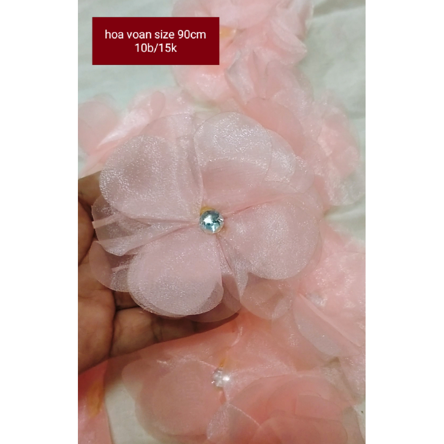 hoa voan - 15 hoa voan size 9cm