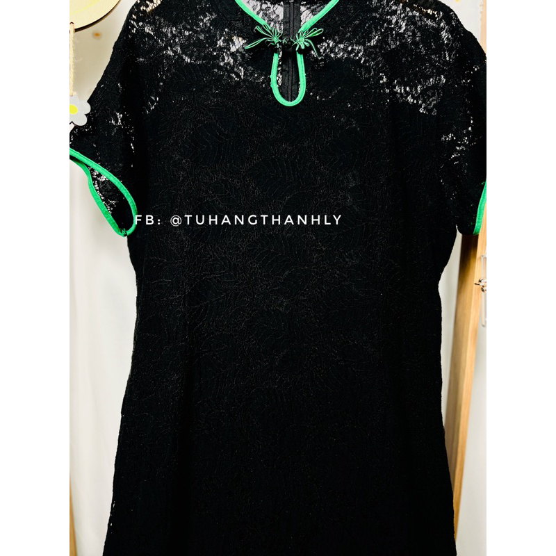 Sườn xám bigsize phối ren