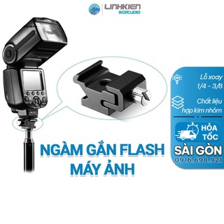 Ngàm kim loại gắn đèn flash cho máy ảnh DSLR chuyên dụng STUDIO