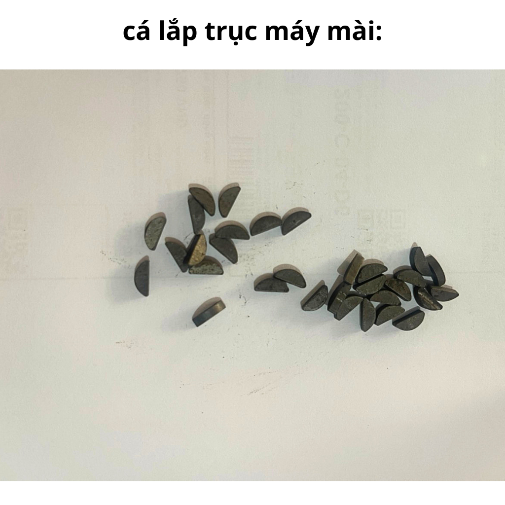 Cá hãm lắp trục máy mài