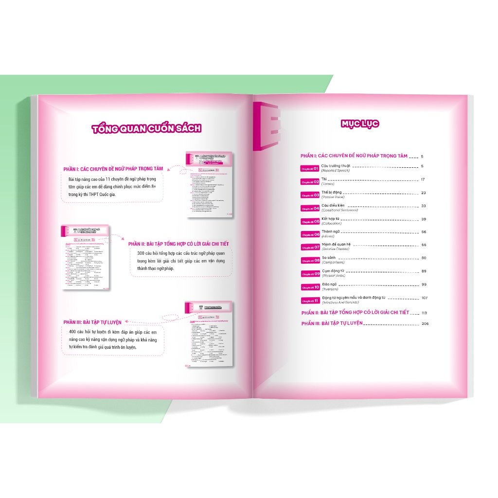 Sách Combo Giải Thích Chuyên Sâu Ngữ Pháp, Đọc Hiểu & Từ Vựng, Bài Tập Nâng Cao Tiếng Anh