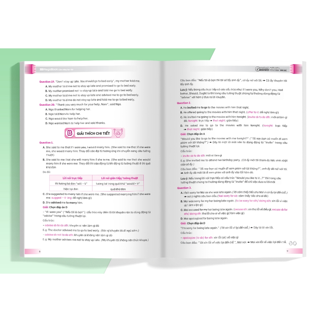 Sách Combo Giải Thích Chuyên Sâu Ngữ Pháp, Đọc Hiểu & Từ Vựng, Bài Tập Nâng Cao Tiếng Anh