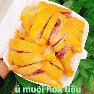 Gà ri ủ muối hoa tiêu - kèm nước chấm cực ngon