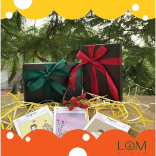 Hộp giấy màu đen đựng quà tặng, ví da, phụ kiện, hộp đựng xà phòng, xà bông handmade 2 nắp tiện lợi