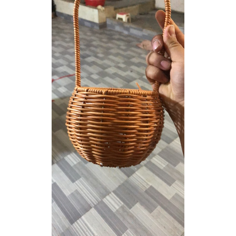 Giỏ mây tròn