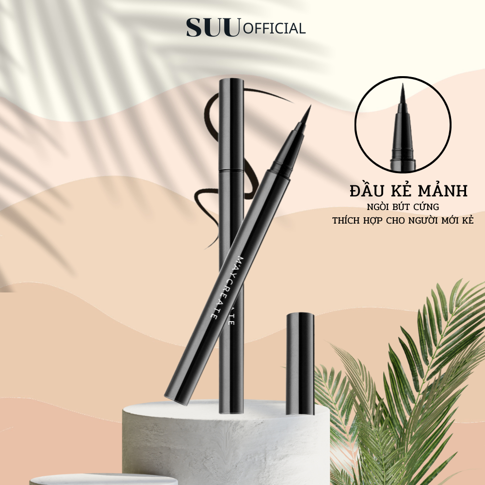 Bút Kẻ Mắt MAYCREATE Eyeline Siêu Bền Màu, Chống Nước Không Lem Không Trôi Đường Kẻ Sắc Nét