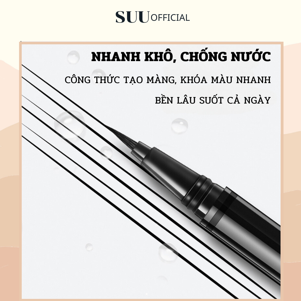 Bút Kẻ Mắt MAYCREATE Eyeline Siêu Bền Màu, Chống Nước Không Lem Không Trôi Đường Kẻ Sắc Nét