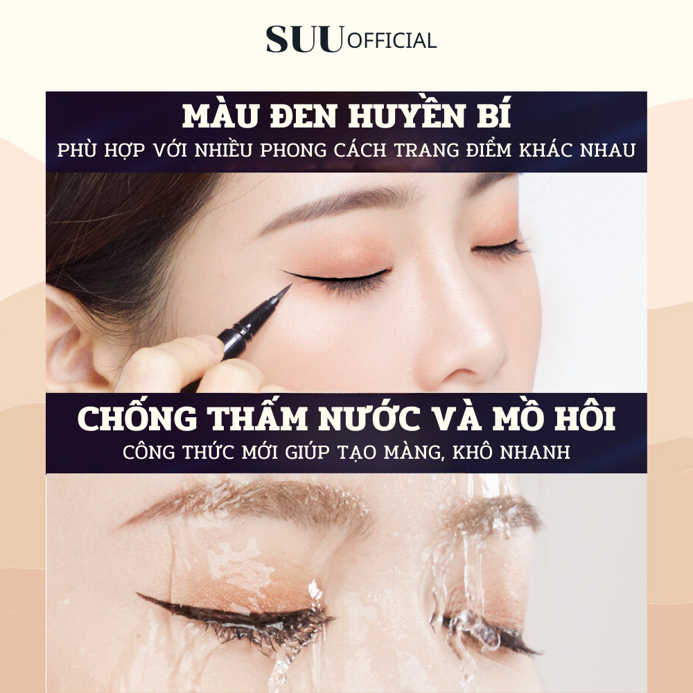 Bút Kẻ Mắt MAYCREATE Eyeline Siêu Bền Màu, Chống Nước Không Lem Không Trôi Đường Kẻ Sắc Nét