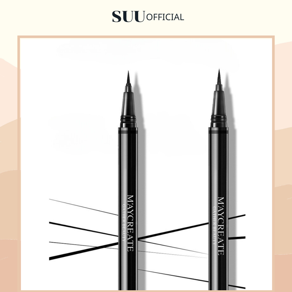 Bút Kẻ Mắt MAYCREATE Eyeline Siêu Bền Màu, Chống Nước Không Lem Không Trôi Đường Kẻ Sắc Nét