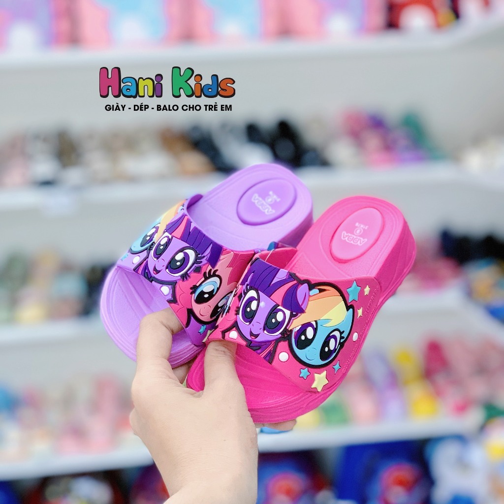 Dép cho bé gái quai ngang ngựa Pony Thái Lan Adda