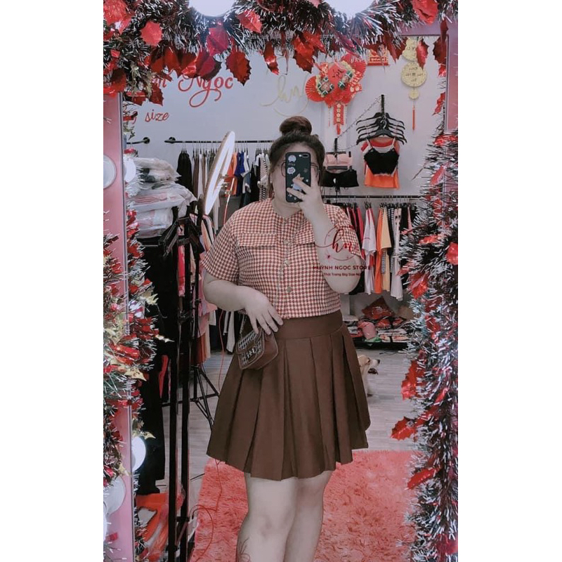 SET ÁO ZICZAC VÁY XẾP LY BIG SIZE 55-90kg