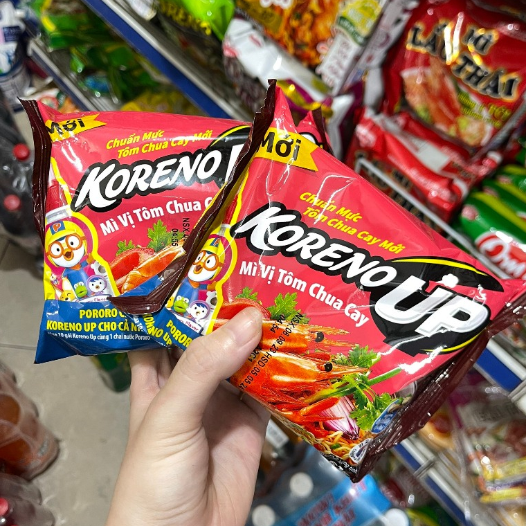 Mì Koreno Úp vị tôm chua cay