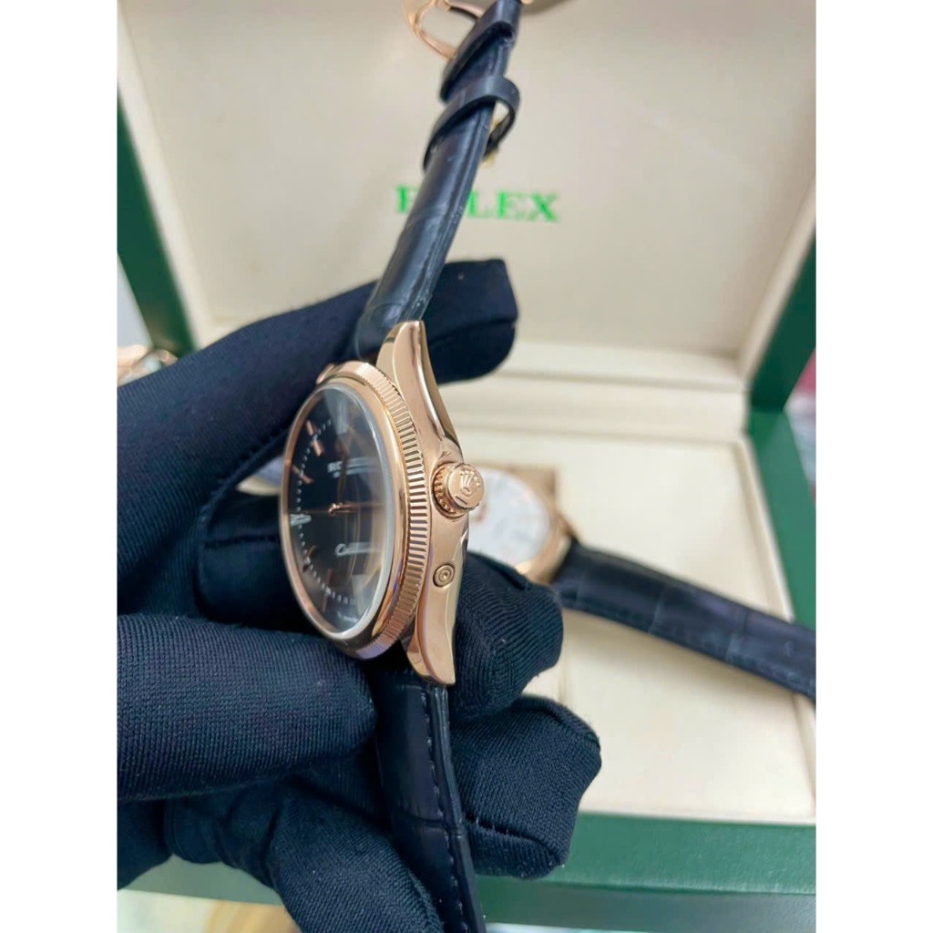 Đồng hồ Nam Rolex  Cellini classic blackg - Máy automatic- Thép 316L- 40mm- chống nước- BẢO HÀNH 2 Năm