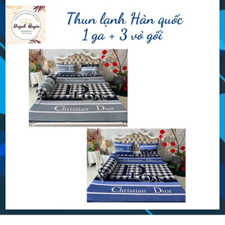 Bộ drap ga thun Hàn quốc mẫu mới không chăn